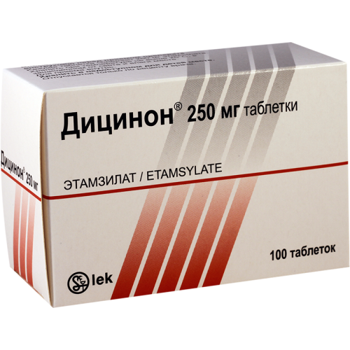 [104191] Дицинон 250мг №100 Шахмал - Lek Pharmaceuticals d.d