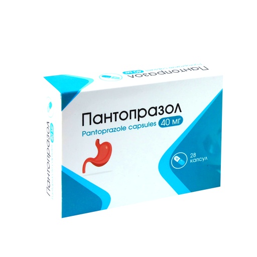 [105841] Пантопразол 40мг №28 Капсул - Мөнхийн тун ХХК