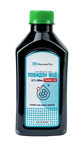 [107818] Повидон иод 0.7%-300мл №1 Уусмал - Мөнхийн тун ХХК