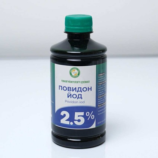 [302525] Повидон иод 2.5%-300мл №1 Уусмал - Мөнхийн тун ХХК