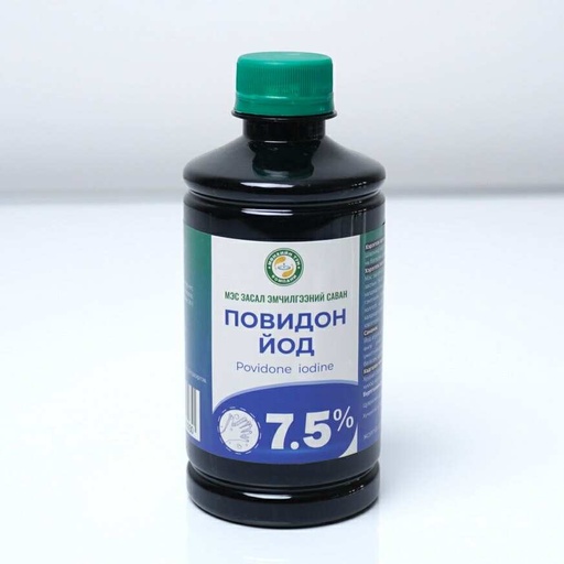[302528] Повидон иод 7.5%-300мл №1 Шингэн саван - Мөнхийн тун ХХК