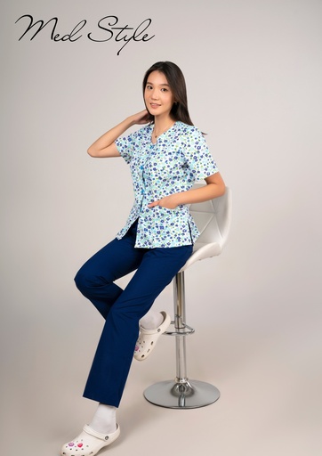 [304005] Мэс заслын хослол ногоон цэцэгтэй №1 Эмэгтэй - Мөнхийн тун ХХК